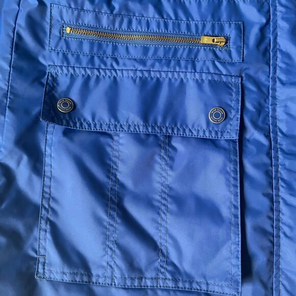 Peter Millar Women Nylon Utility Jacket Lightweight Waterproof Blue M EUC - Picture 8 of 13